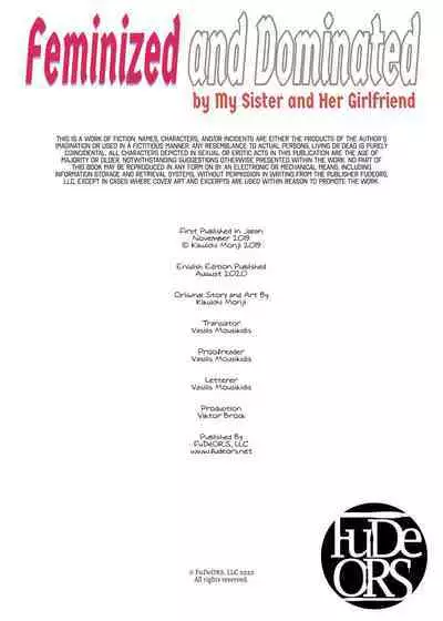 [Monji Koubou (Kikuichi Monji)] Feminized and Dominated by My Sister and Her Girlfriend