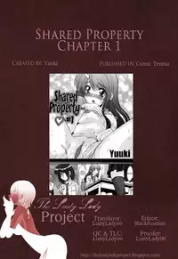 [Yuuki] Shared Property Ch. 1 (COMIC Tenma 2011-07) [English] [The Lusty Lady Project]
