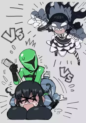 [Tabasuko] Green vs. Chijim-kun & Mureru-chan
