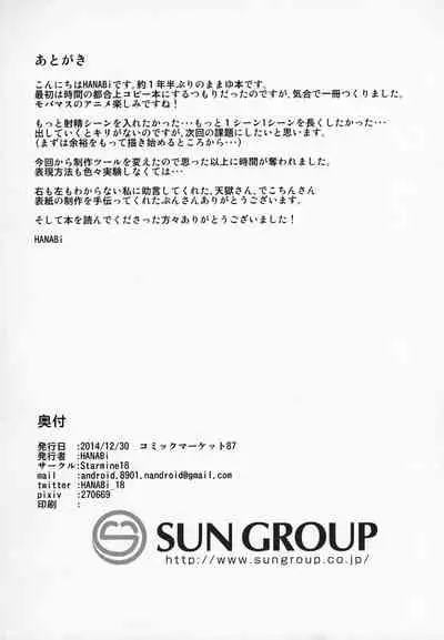 (C87) [Starmine18 (HANABi)] Mayu ni Ona Goods de Shiborareru Hon (THE IDOLM@STER CINDERELLA GIRLS)