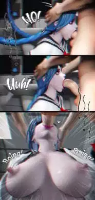 Jinx Broken Heart- Comic 3D [League of legends]