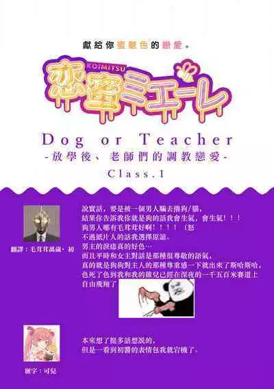 [Sechi] Dog or tīchā - hōkago, sensei-tachi no shitsuke ke ai - | Dog or Teacher-放学后，老师们的调教恋爱- Class.1-3 [Chinese] [莉赛特汉化组]