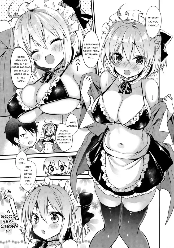 Master Daisuki Wanko-kei Mizugi Maid na Okita-san | Dog-type Swimsuit Maid Okita who loves Master