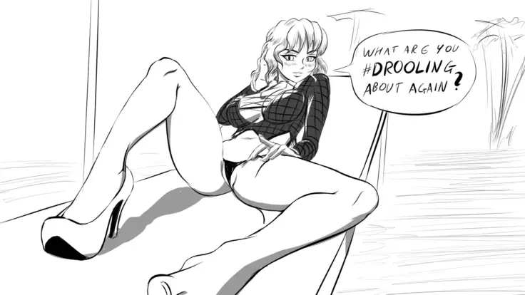 Lewd Race Queen at the Beach