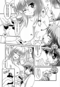 (Nanoha DAYS 4) [Serenta (BOM)] Usamimi Ouji ni Ken dake de Naku xx made Oshiechau Hon. (DOG DAYS) [Chinese] [脸肿汉化组]