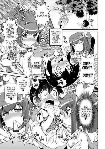 [Satsuki Itsuka] Harapeko Mahou Shoujo | Hungry Magical Girl (Bitch Girls) [English] [MegaFagget]