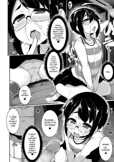 [Sakamata Nerimono] Sexual Fall (Megane Loli Choukyou Jugyou!! ~Otonashii Megane Lolikko ni Muriyari Dekachin Sounyuu~) [English] {Doujins.com}