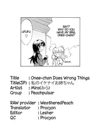 [Mira] Watashi no Ikenai Onee-chan | Onee-chan Does Wrong Things (Aya Yuri Vol. 1) [English] [Yuri Project]