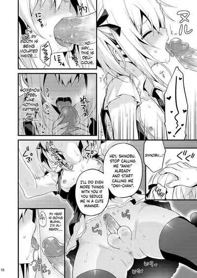 [Onsoku Ebifly (Lew)] Kawaii Otouto wa Onii-chan no Tame ni Imouto ni Narubeki! Sono 2 [English] {Hennojin} [Decensored] [Digital]