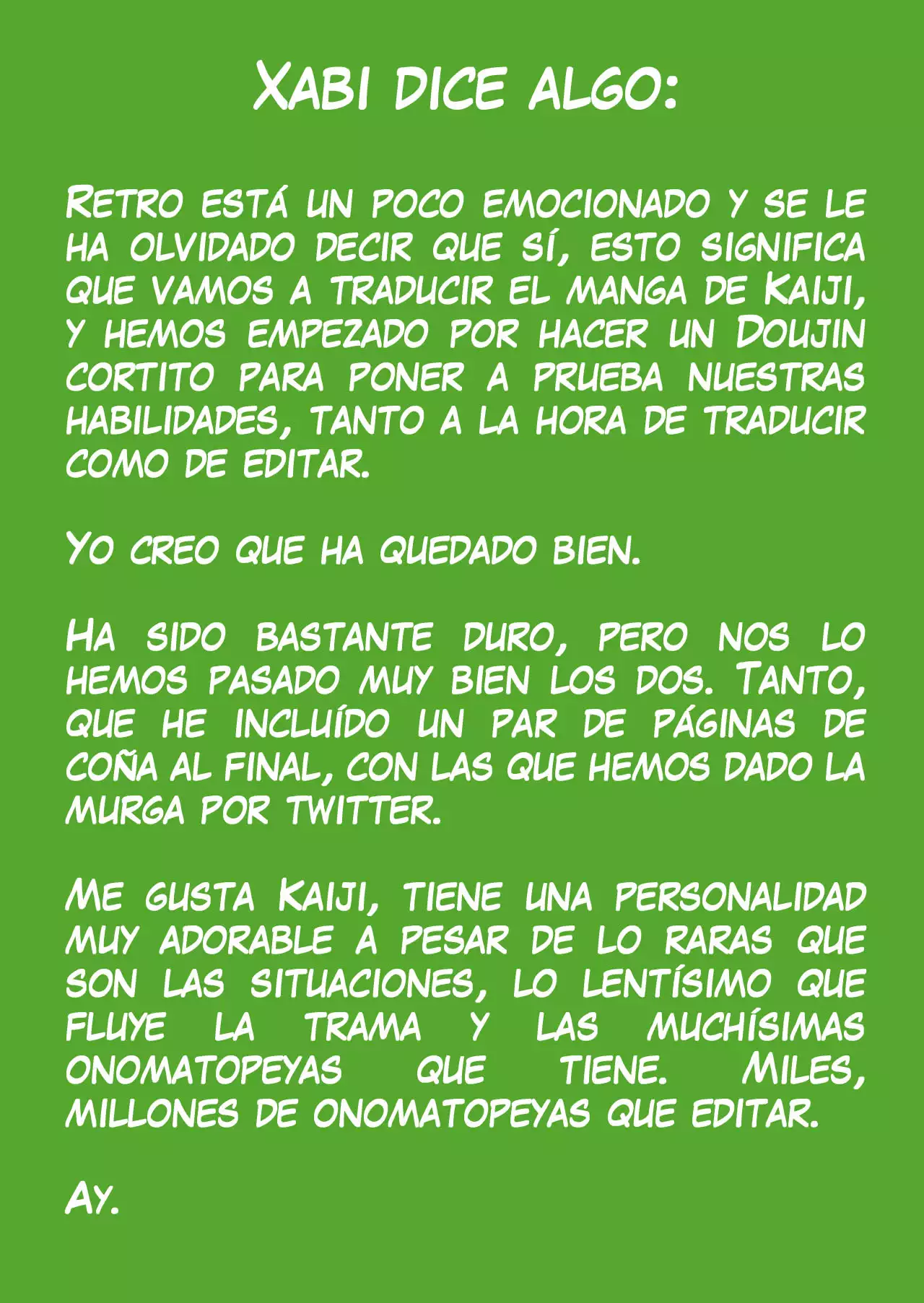 My Dear Mikoko | Mi querida Mikoko