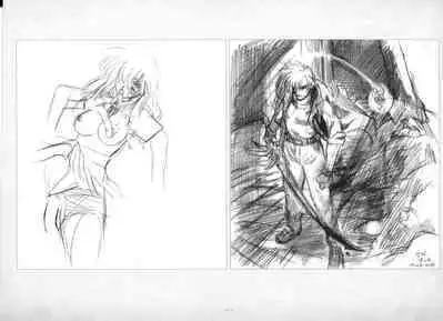 ALICESOFT ORION SCRIBBLES with CROQUIS ULTIMATE EDITION VOL.2 織音計画特別版 ラフ画集