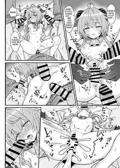 [Wasabi Mochi (Momosawa)] Ganyu-chan ga Shigoto to Seiyoku Shori o Otetsudai suru Hon. | A book where Ganyu-chan helps out with work and letting one out. (Genshin Impact) [English] [Tamamo] [Digital]