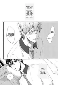 (Renai Jiyuugata! entry2) [BALL:S (Som)] Okuchi ga Warui yo Haruka-kun! | You Have a Bad Mouth, Haruka-kun! (Free!) [English] [Holy Mackerel]