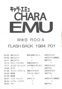 (C74) [Dakimakuma, Jingai Makyou Club (WING☆BIRD)] CHARA EMU W☆BR004 FLASH BACK1984 P01 (Various)