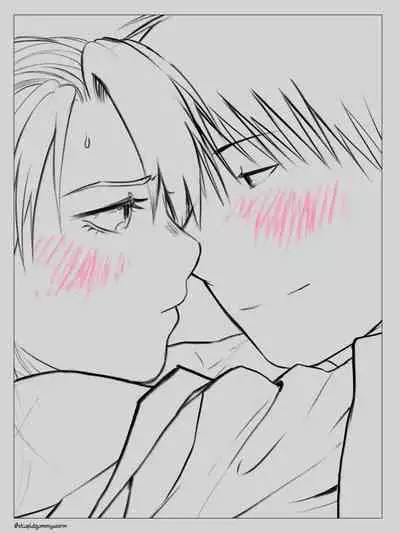 [stupidgummyworm] Kitchen (fullmetal alchemist: riza hawkeye + roy mustang)[english]